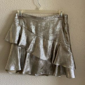 Metallic Zara skirt Size Small